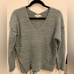 Pink Rose Blue Sweater